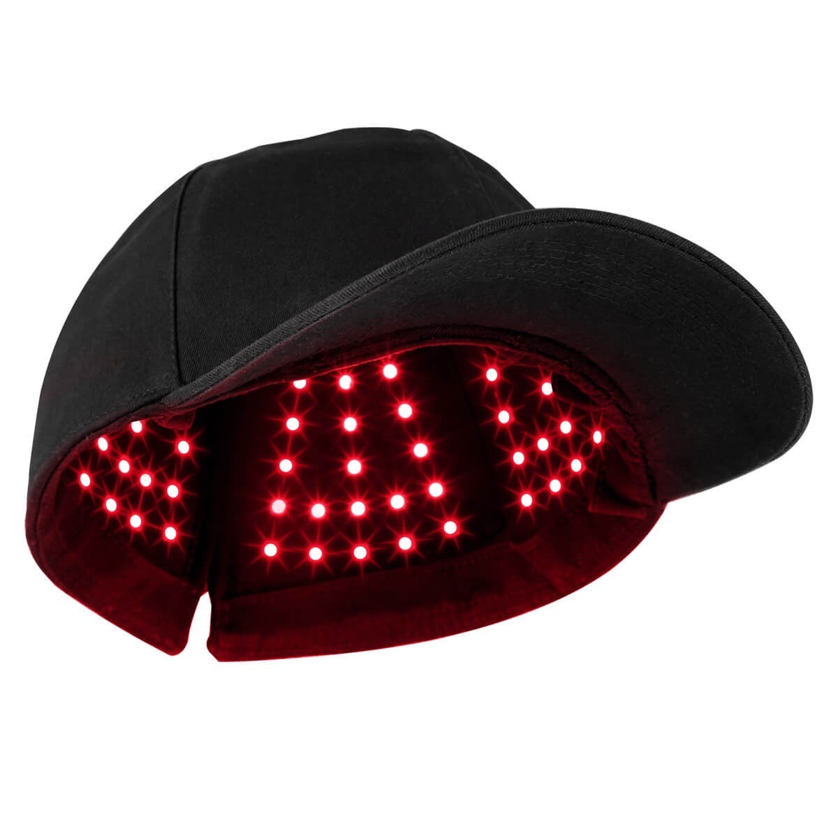 Red light therapy hat for healthy hair treatment
